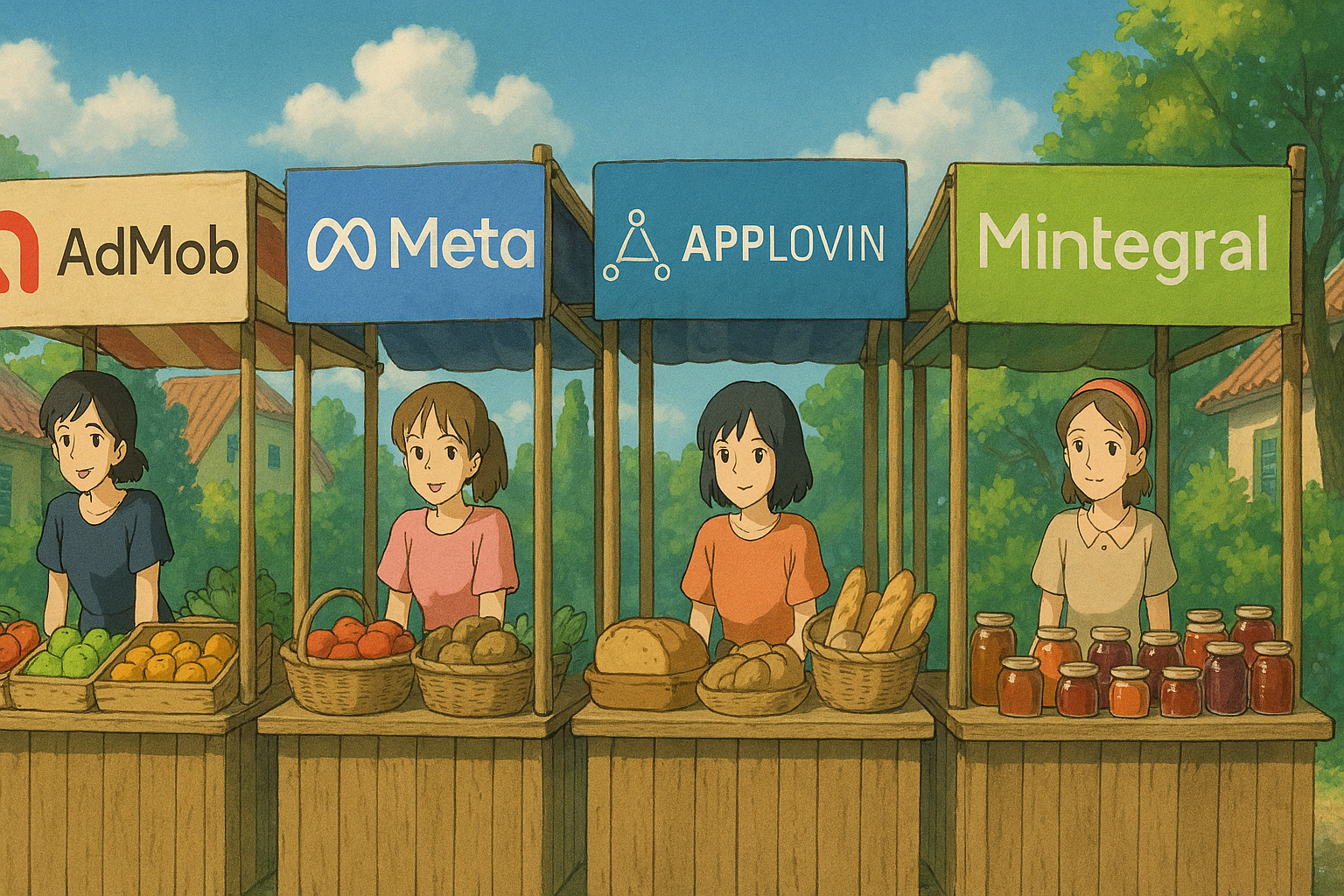 Top mobile video ads ad networks admob meta mintegral applovin